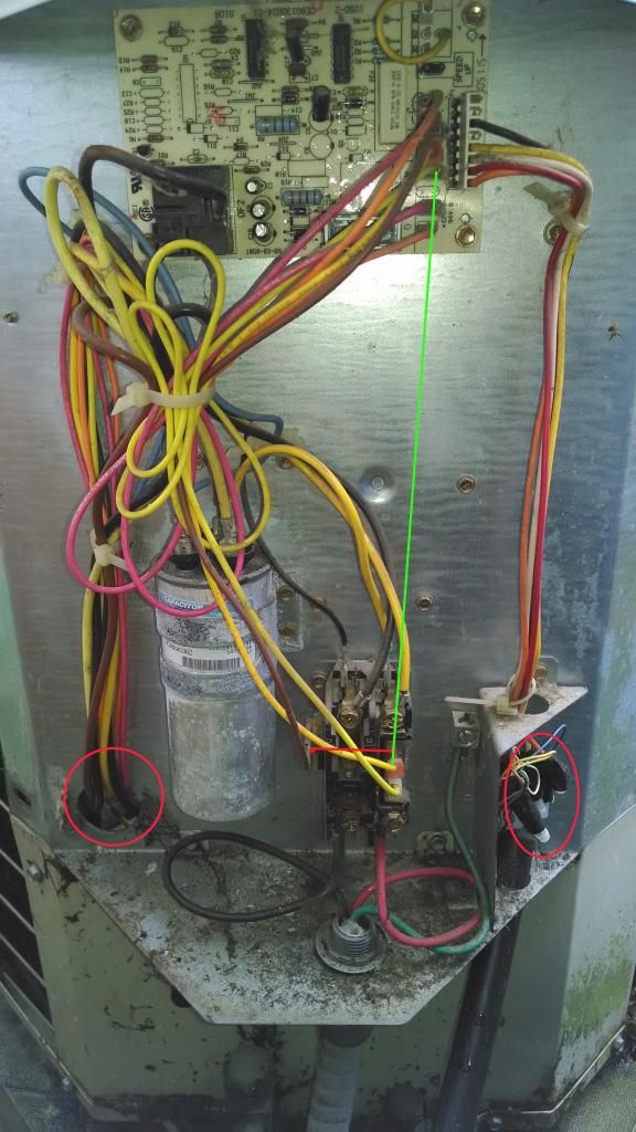 Outside unit not working